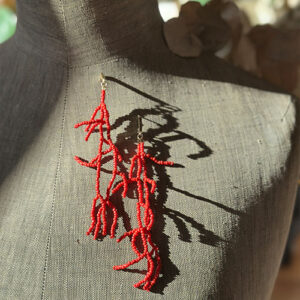 Pendientes cascada de coral