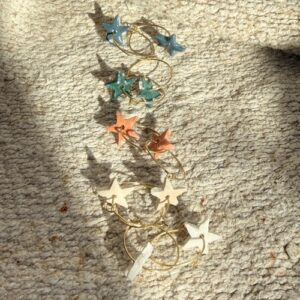 Pendientes Aro Estrellas